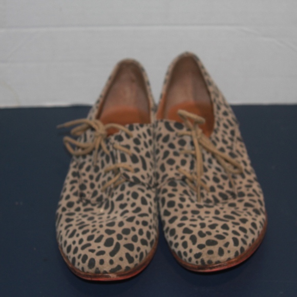 leopard print oxfords womens